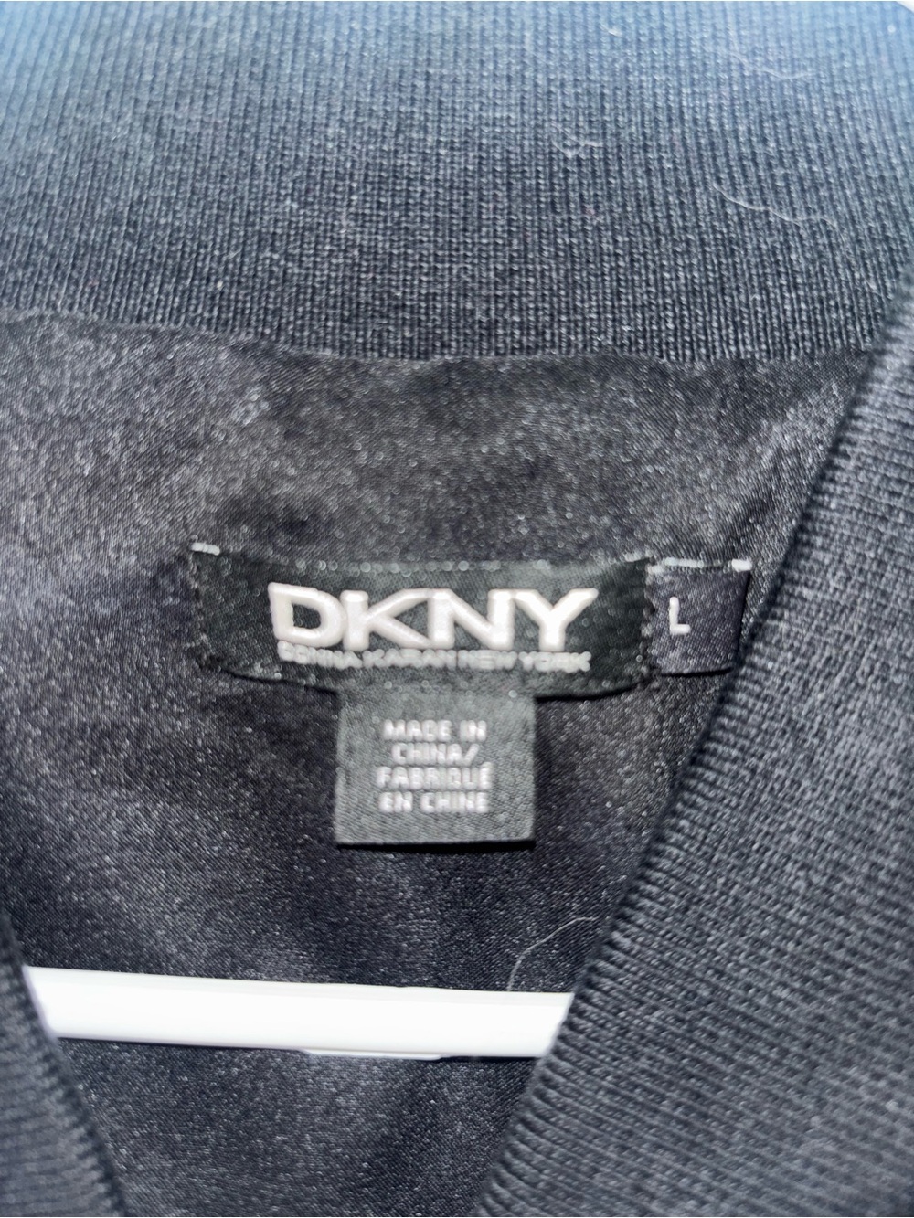 DKNY Black & White Zebra-Print Jacket - Picture 3 of 3